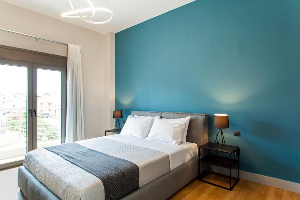 Minimal Loft Art With Sea View Over Heraklion Harbour Exterior foto