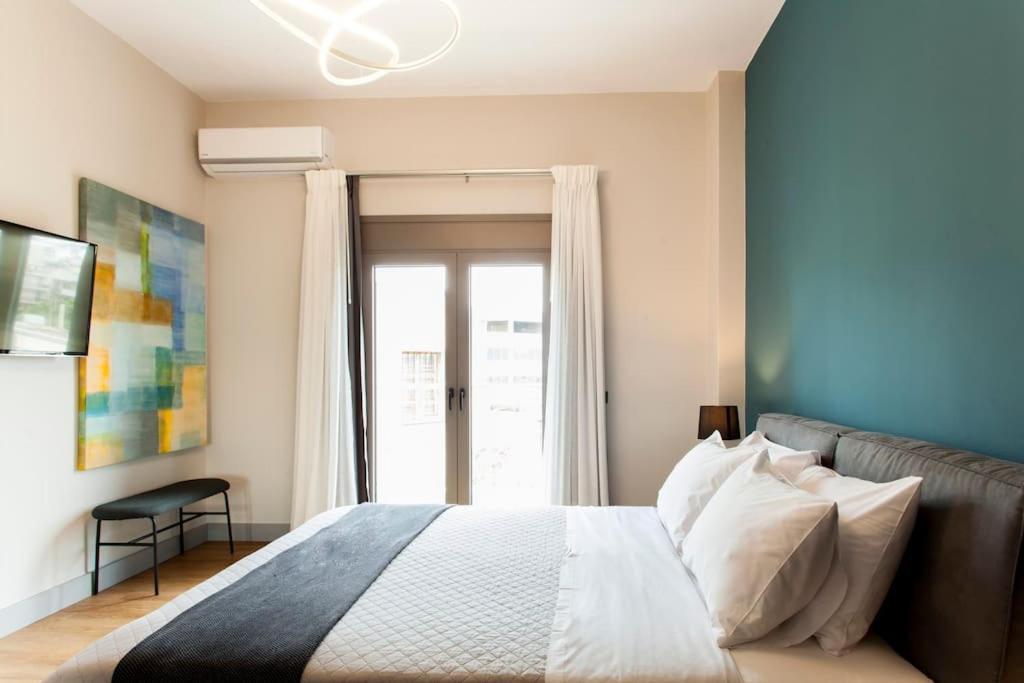 Minimal Loft Art With Sea View Over Heraklion Harbour Exterior foto